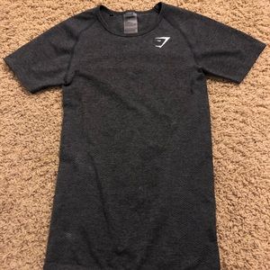 Gymshark Seamless Black Marl Top